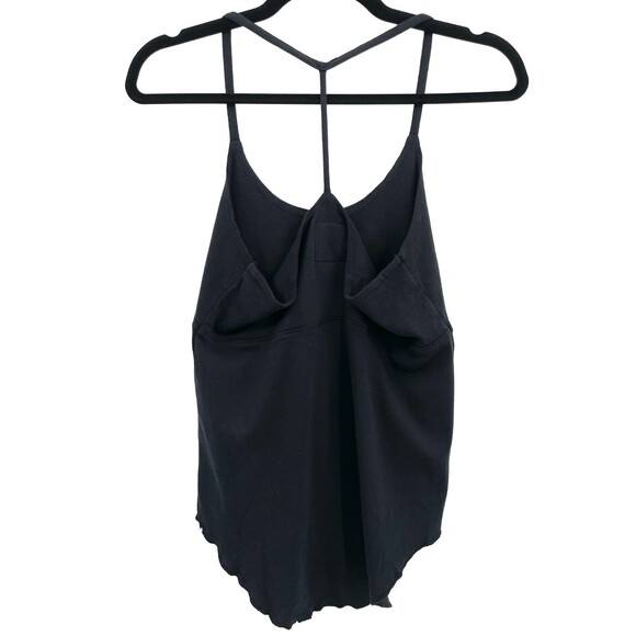 NWT CHASER Keyhole T Back Black Tank Top Size M - Picture 3 of 4
